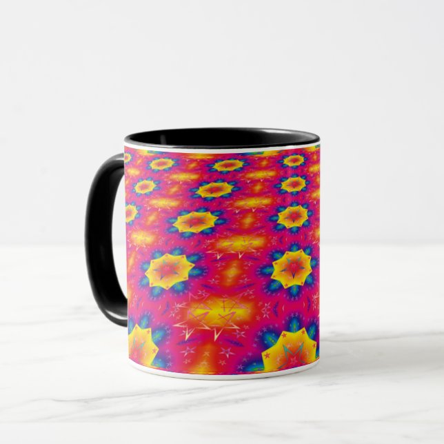Psychodelische Tasse  (Vorderseite Links)
