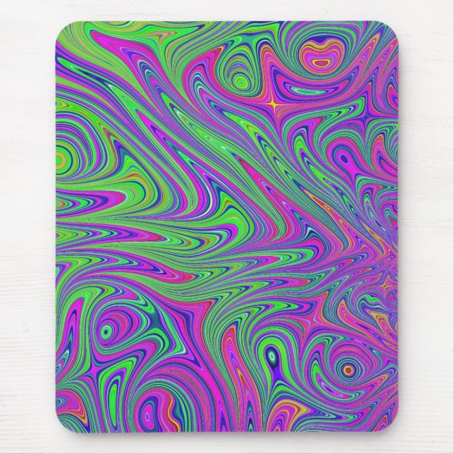 psychodelische Texturen Mousepad (Vorne)