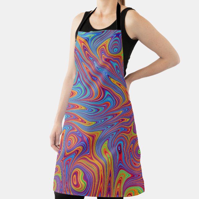psychodelische Texturen Schürze (InSitu)