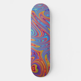 psychodelische Texturen Skateboard