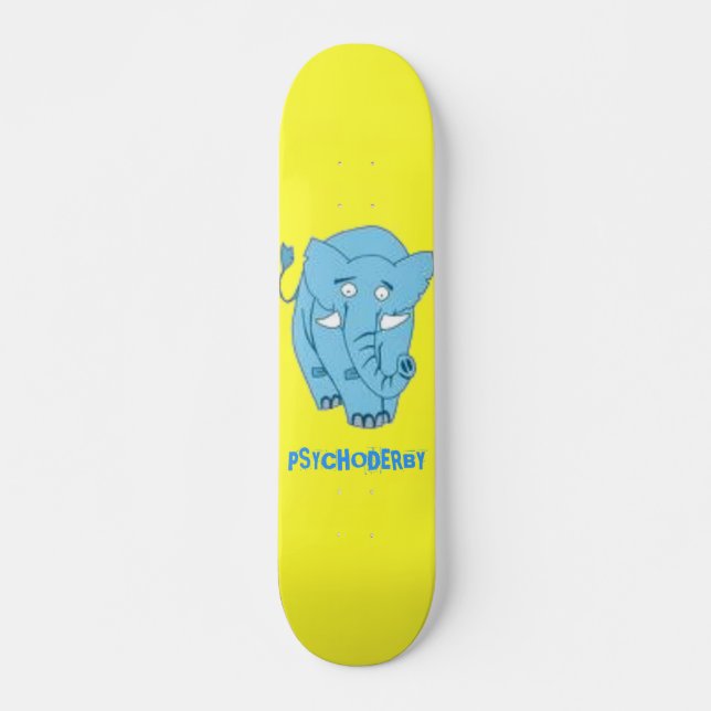 PSYCHODERBY FRED DAS ELEFANT-BRETT SKATEBOARD (Vorne)