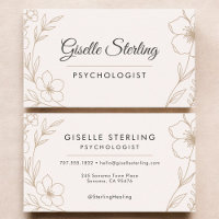 Psychologe Botanisch Floral