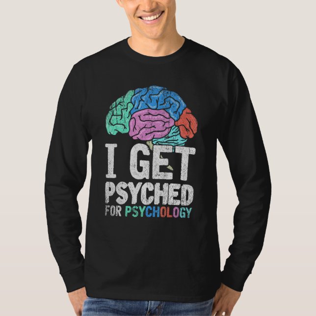Psychologe Hirnforscher Psychologe Psycho T-Shirt (Vorderseite)