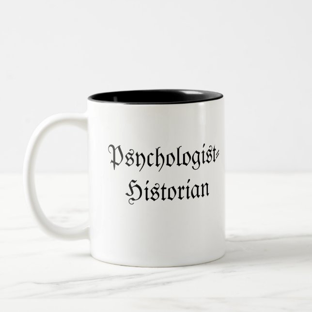 Psychologe-Historiker Kaffeetasse (Links)