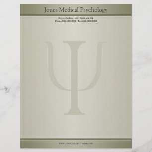 Psychologe Letterhead Briefbogen