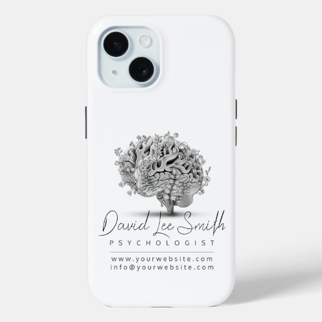 Psychologe / Neurologe Minimalistisch Case-Mate iPhone Hülle (Rückseite)