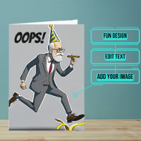 Psychologe oder Berater Freudian Slip Geburtstag