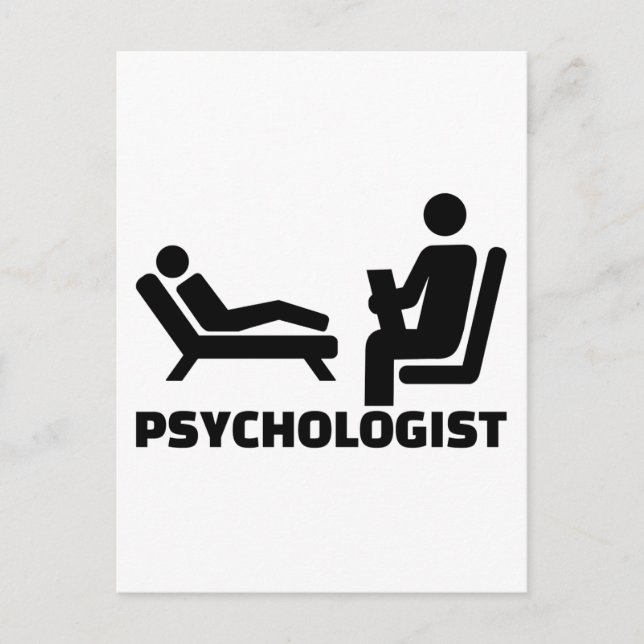 Psychologe Postkarte (Vorderseite)