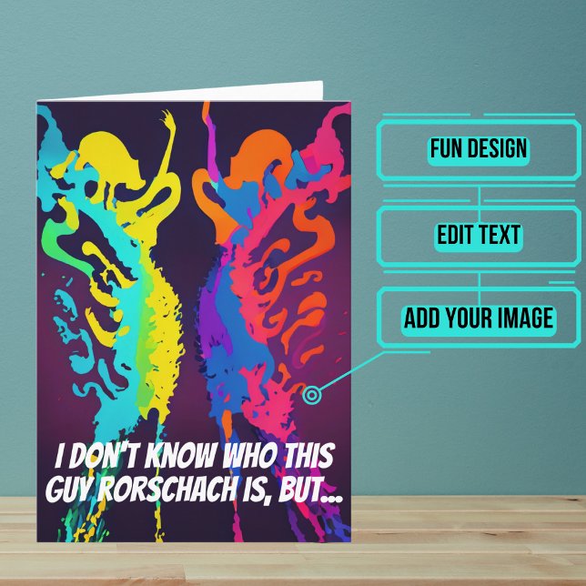 Psychologe Psychiater oder Berater Geburtstag Karte (This makes for the perfect card for that talented psychologist or psychiatrist friend of yours.)