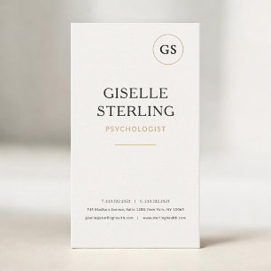 Psychologe Psychischer Gesundheitsfachmann Visitenkarte