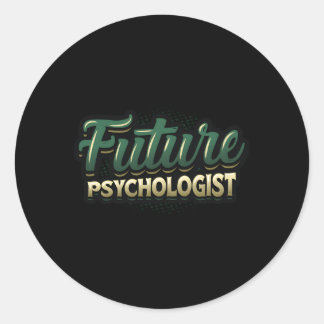 Psychologe Psychologin Runder Aufkleber
