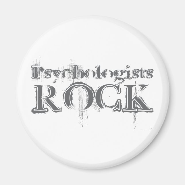 Psychologe Rock Magnet (Vorne)