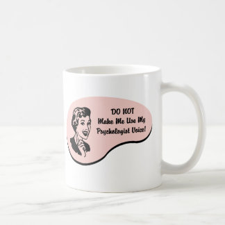 Psychologe-Stimme Tasse