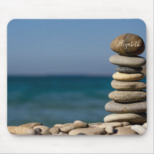 Psychologe Therapeut Zen Steine, Meer Mousepad