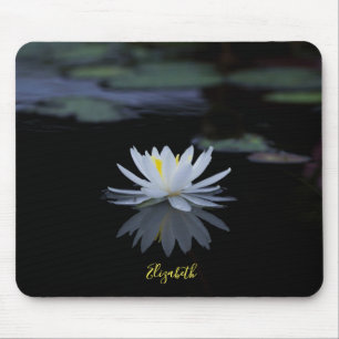 Psychologe Therapeut Zen,Weiße Lotusblume Mousepad