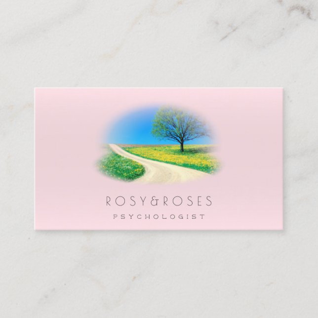 Psychologe Therapeutin Personalausweis Terminkarte (Vorderseite)