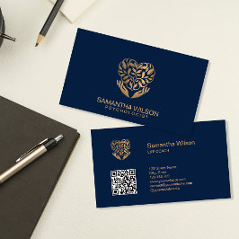 Psychologe Therapeutin Psychiatrist QR Code Visitenkarte
