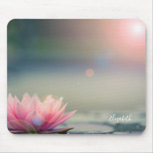 Psychologe Therapeutin Zen Lotus Blume Landschaft Mousepad