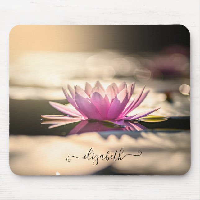 Psychologe Therapist Zen, Lotus Lake Mousepad (Vorne)
