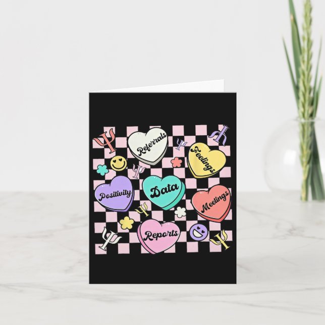 Psychologe Valentine Karte (Vorderseite)