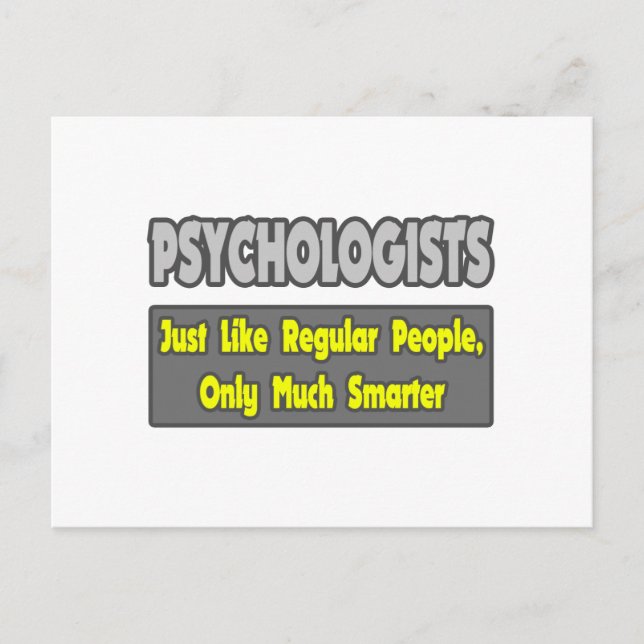 Psychologen ... klüger postkarte (Vorderseite)