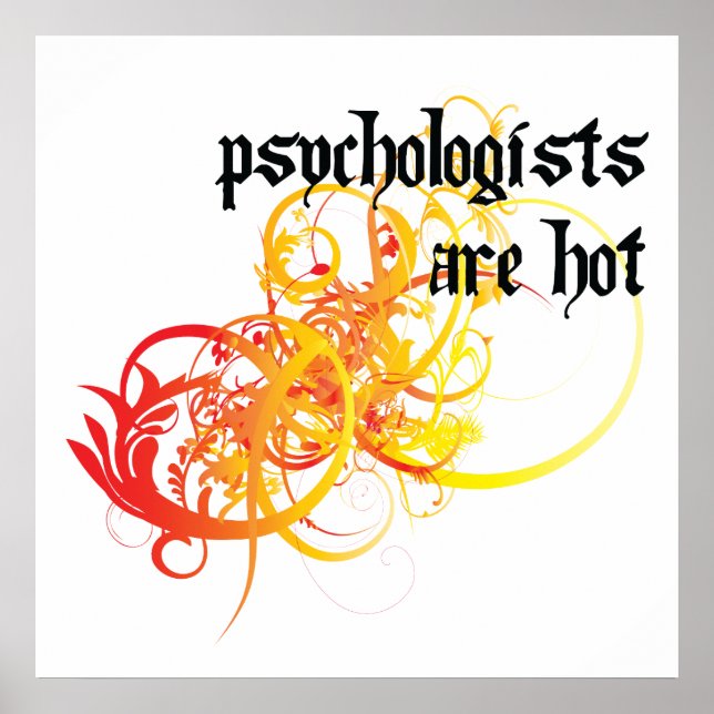 Psychologen sind heiß poster (Vorne)