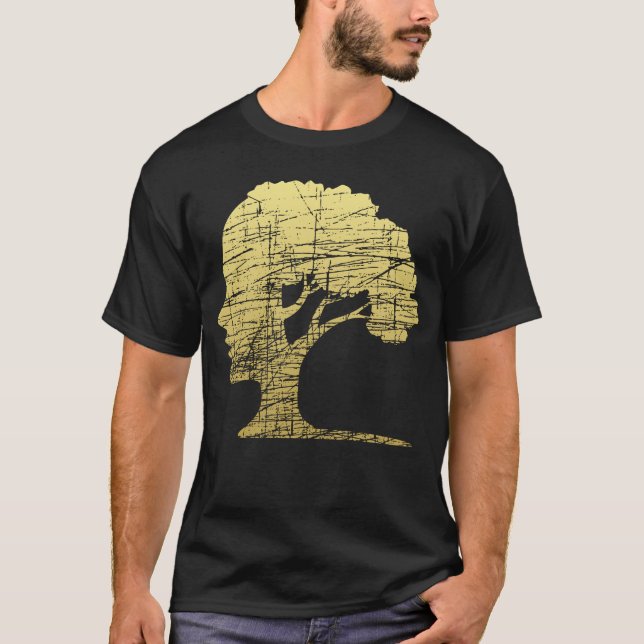 Psychologie-Baum-einzigartiges Symbol KlimaPhilos T-Shirt (Vorderseite)