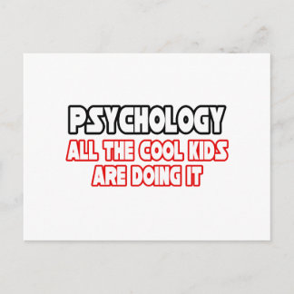 Psychologie.. Coole Kinder Postkarte