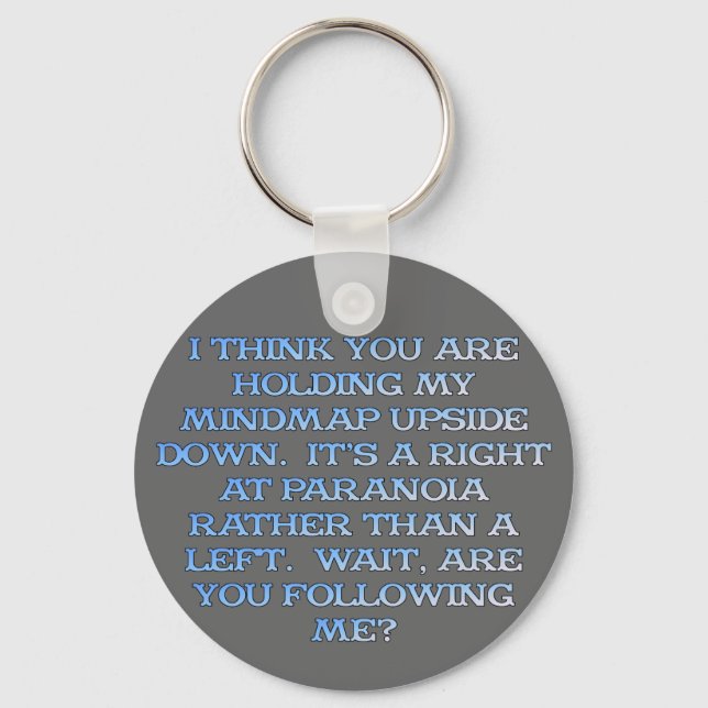 Psychologie: Die Erforschung paranoider Menschen Schlüsselanhänger (Vorderseite)