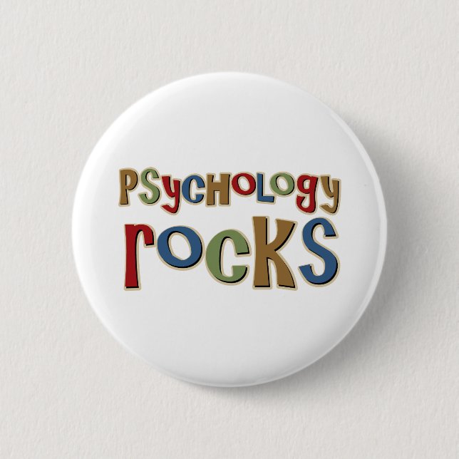 Psychologie-Felsen Button (Vorderseite)