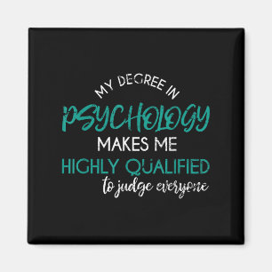 Psychologie Grad Funny Sarcastic Psychologin Psy Magnet