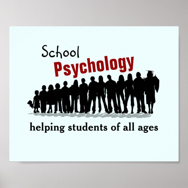 Psychologie in der Schule: Alle Schüler unterstütz Poster (Vorne)