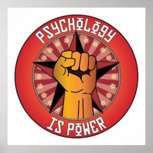 Psychologie ist Power Poster