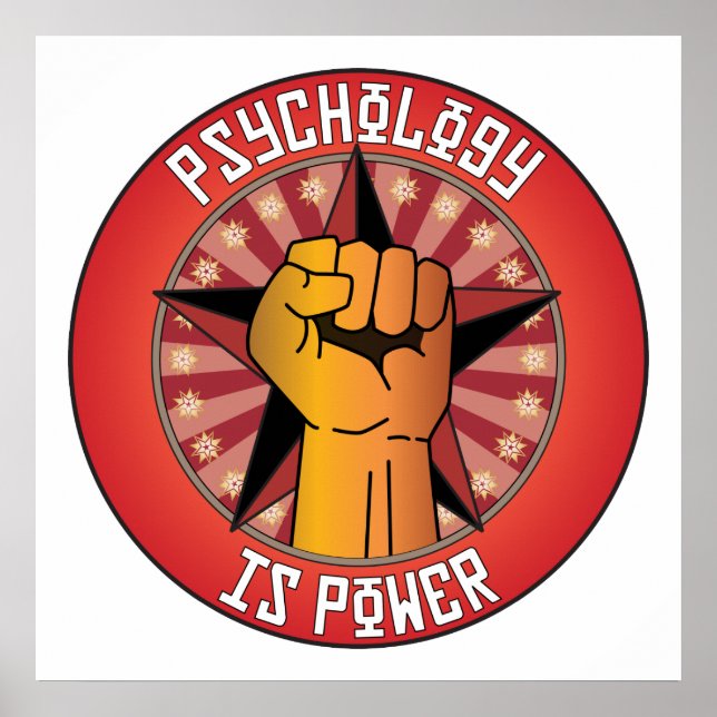 Psychologie ist Power Poster (Vorne)