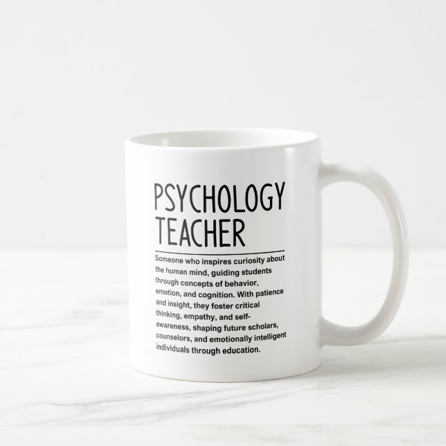 Psychologie Kaffeetasse (Rechts)