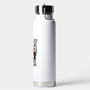 Psychologie-Lehrer Halloween Gehirn Liebhaber Goth Trinkflasche