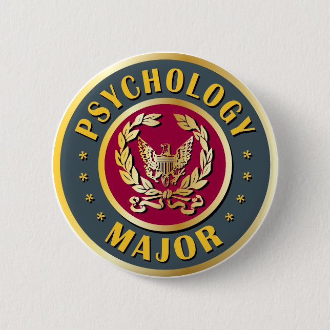 Psychologie-Major Button (Vorderseite)