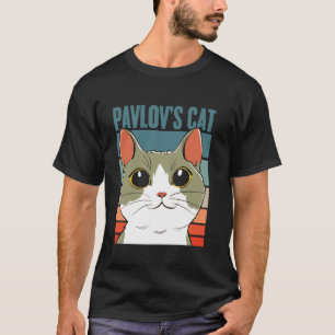 Psychologie Pawlows Katze Kätzchen Lustiger Katzen T-Shirt
