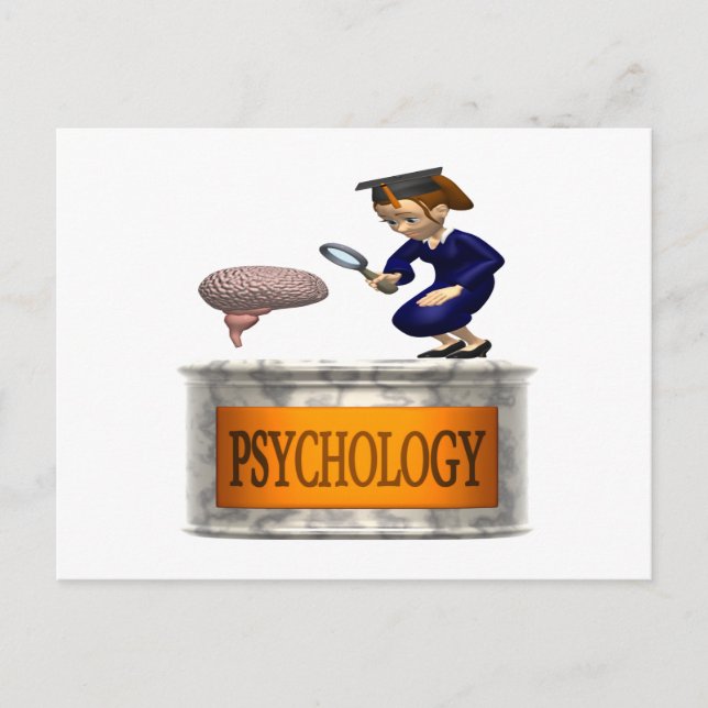 Psychologie Postkarte (Vorderseite)