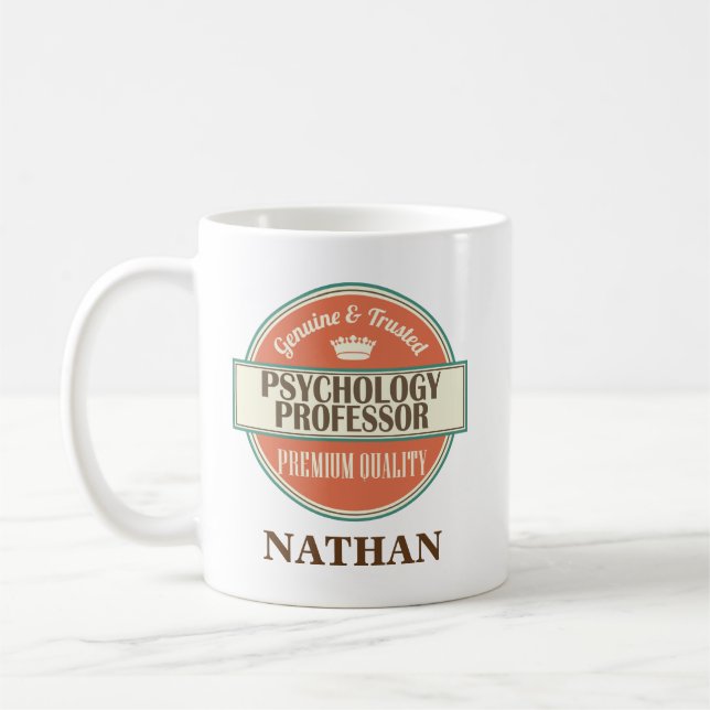Psychologie-Professor Personalized Office Mug Gift Tasse (Links)