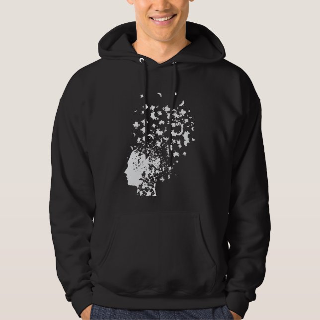 Psychologie Rorschach Card Mind Inkblot Test Hoodie (Vorderseite)