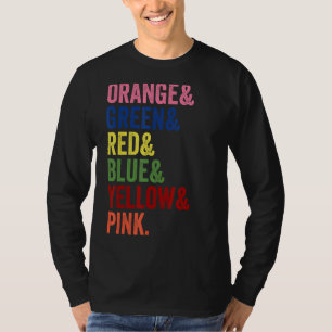 Psychologie Spaß Stroop Interference Color Test Ps T-Shirt
