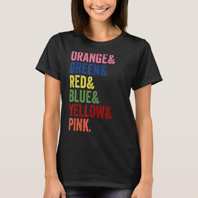 Psychologie Spaß Stroop Interference Color Test Ps T-Shirt (Vorderseite)