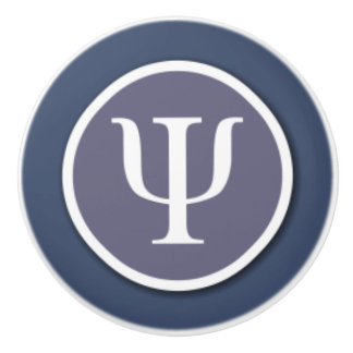 Psychologie-Symbol-Keramik-Griff Keramikknauf