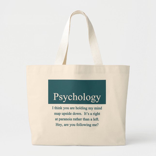 Psychologie-Tasche Jumbo Stoffbeutel (Vorne)