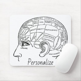 Psychologie Vintage Phrenologie Psychiatrie Mousepad