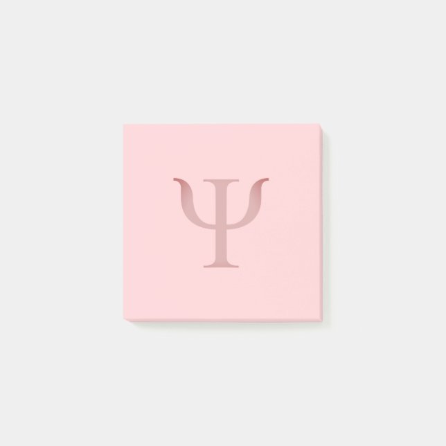 Psychologie-Wissenschaft Symbol-Post-It-Notes Post-it Klebezettel (Vorderseite)