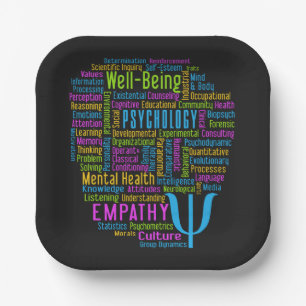 PSYCHOLOGIE Word Cloud Pappteller