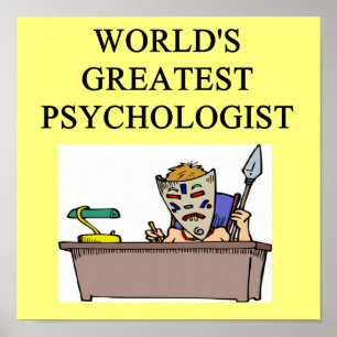 Psychologiekchiatrischer Witz Poster