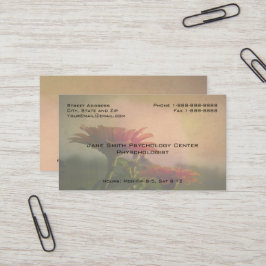 Psychologin Counselor Business Visitenkarte